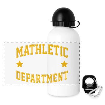 Mathletic Department - Panoramic Thermal Bottle with Lid 500 ml - white - Front