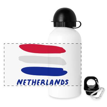 Hollande - Gourde panoramique avec couvercle 500 ml - blanc - Devant