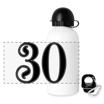 30 years anniversary - Panoramic Thermal Bottle with Lid 500 ml - white - Front