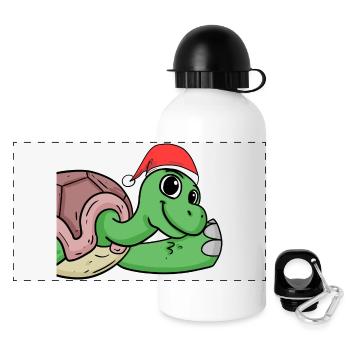 Turtle - Panoramic Thermal Bottle with Lid 500 ml - white - Front
