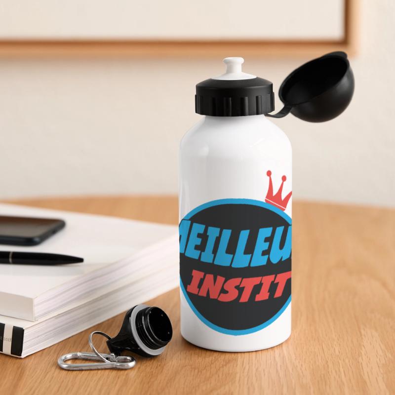 BESTER LEHRER Panorama Trinkflasche mit Deckel 500 ml