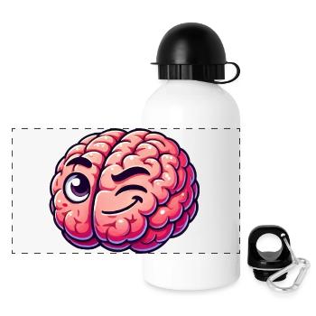 Smart brain - Panoramic Thermal Bottle with Lid 500 ml - white - Front
