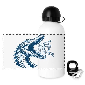 See you later - Panoramic Thermal Bottle with Lid 500 ml - white - Front