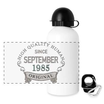 Since_September_1985 - Panoramic Thermal Bottle with Lid 500 ml - white - Front