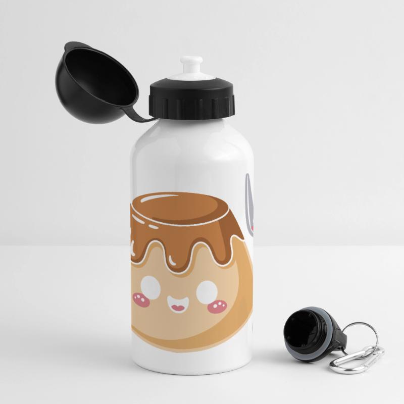 Pudding with fork Panoramic Thermal Bottle with Lid 500 ml