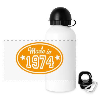 1974 - Gourde panoramique avec couvercle 500 ml - blanc - Devant