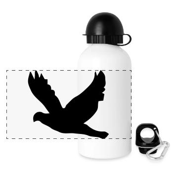 bird - Gourde panoramique avec couvercle 500 ml - blanc - Devant