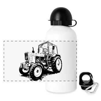 Belarus MTS 550 - Panorama Trinkflasche mit Deckel 500 ml - Weiß - Vorne