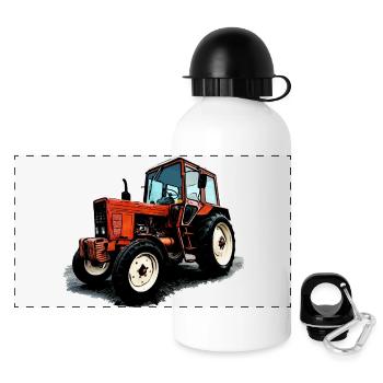 Belarus MTS 550 - Panorama Trinkflasche mit Deckel 500 ml - Weiß - Vorne