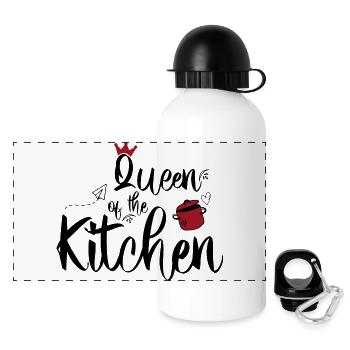 Tablier de cuisine amusant pour les femmes - Gourde panoramique avec couvercle 500 ml - blanc - Devant