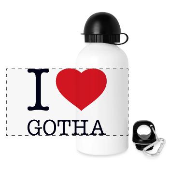 J’ADORE GOTHA - Gourde panoramique avec couvercle 500 ml - blanc - Devant