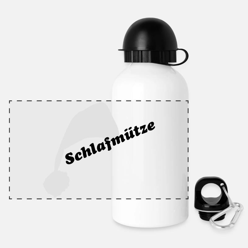 Sleepyhead -1 - - Gourde panoramique avec couvercle 500 ml - blanc