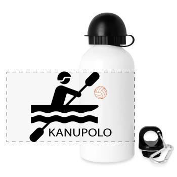 Kanupolo - Gourde panoramique avec couvercle 500 ml - blanc - Devant