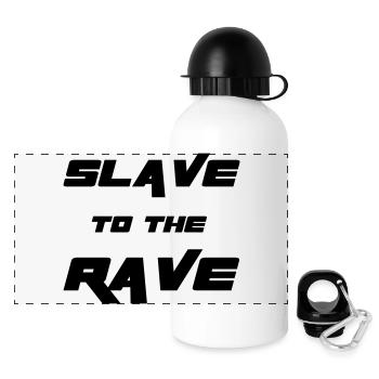Slave To The Rave - Panoramic Thermal Bottle with Lid 500 ml - white - Front