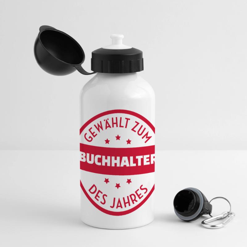 Accountant Accounting Buchhalter Comptable Compta Panoramic Thermal Bottle with Lid 500 ml