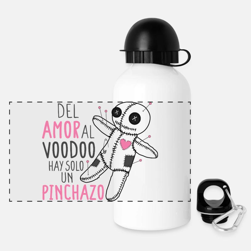 I voodoo - Panoramic Thermal Bottle with Lid 500 ml - white