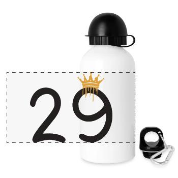 29 - Panorama Trinkflasche mit Deckel 500 ml - Weiß - Vorne