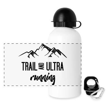 Trail Running et Ultra Running - Gourde panoramique avec couvercle 500 ml - blanc - Devant