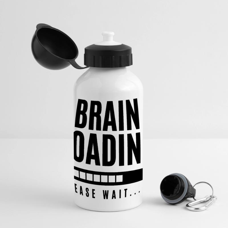 Brain Loading Please Wait Panoramic Thermal Bottle with Lid 500 ml