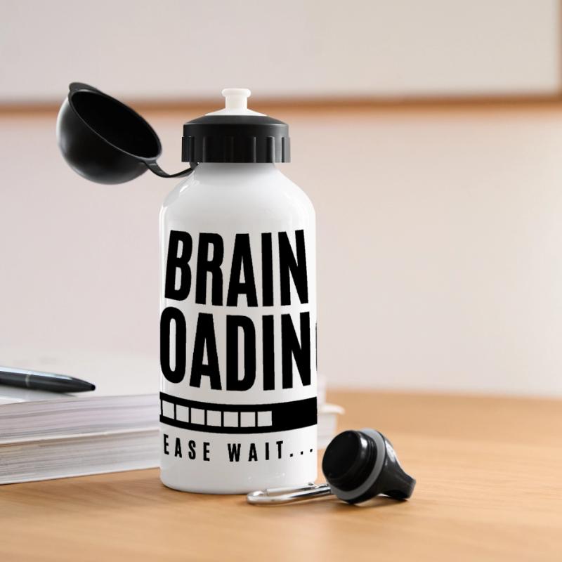 Brain Loading Please Wait Panoramic Thermal Bottle with Lid 500 ml