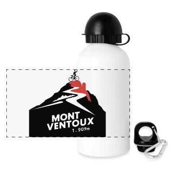 Mont Ventoux - l’itinéraire cycliste vers le sommet - Gourde panoramique avec couvercle 500 ml - blanc - Devant