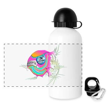 Eastcoastspreat - Panorama Trinkflasche mit Deckel 500 ml - Weiß - Vorne