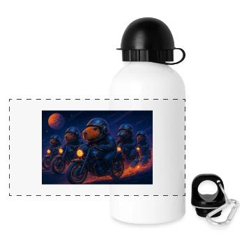 RockyZoo14 - Panoramic Thermal Bottle with Lid 500 ml - white - Front