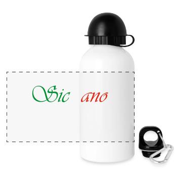 siciliano - Panoramic Thermal Bottle with Lid 500 ml - white - Front