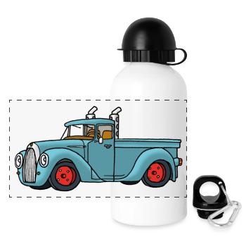 Pick Up - Panoramic Thermal Bottle with Lid 500 ml - white - Front