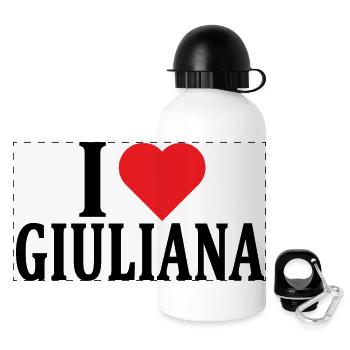 t-shirt I love Giulaina t-shirt gift idea - Panoramic Thermal Bottle with Lid 500 ml - white - Front