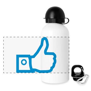 Thumbs up - I like - Panoramic Thermal Bottle with Lid 500 ml - white - Front
