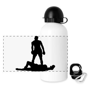 ali - Panorama Trinkflasche mit Deckel 500 ml - Weiß - Vorne