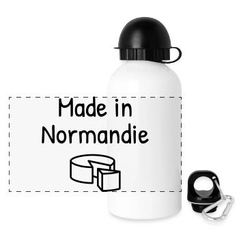 Normandie / Normand / Normande / France/ Normandy - Panoramic Thermal Bottle with Lid 500 ml - white - Front