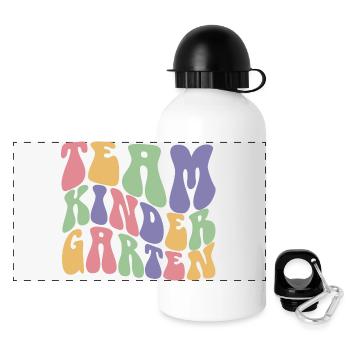 Équipe Maternelle Cool Pre-K Enseignant & Élèves Cadeau - Gourde panoramique avec couvercle 500 ml - blanc - Devant