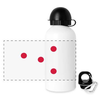 Science - Panoramic Thermal Bottle with Lid 500 ml - white - Front
