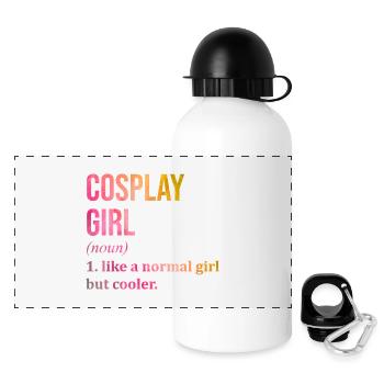 Cosplay - Panoramic Thermal Bottle with Lid 500 ml - white - Front