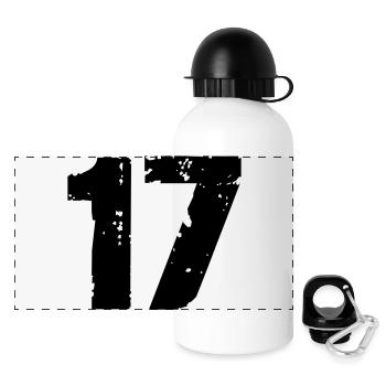 17 - Panoramic Thermal Bottle with Lid 500 ml - white - Front