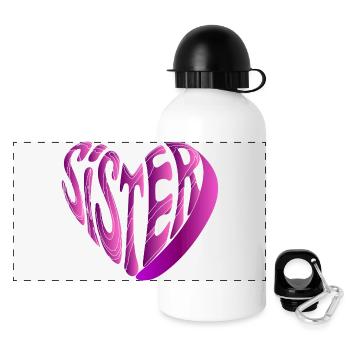 SISTER - Panoramic Thermal Bottle with Lid 500 ml - white - Front