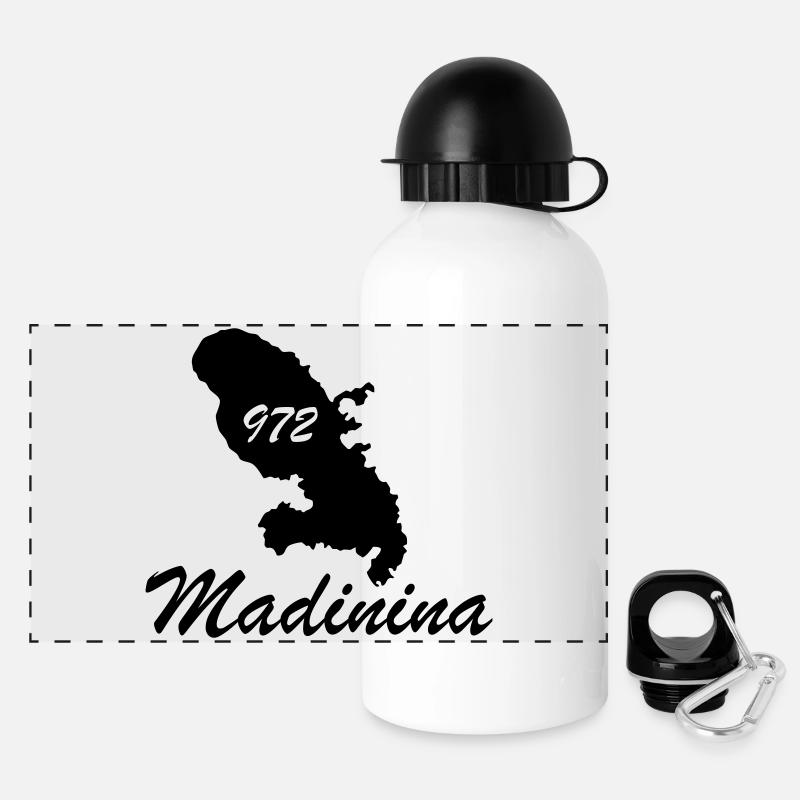 madinina - Panoramic Thermal Bottle with Lid 500 ml - white