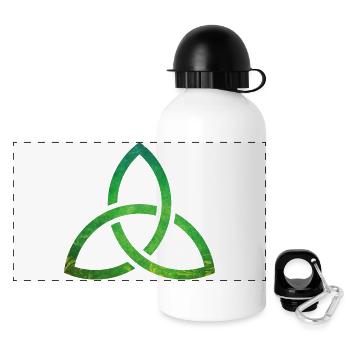 Celtic Knot - Panoramic Thermal Bottle with Lid 500 ml - white - Front