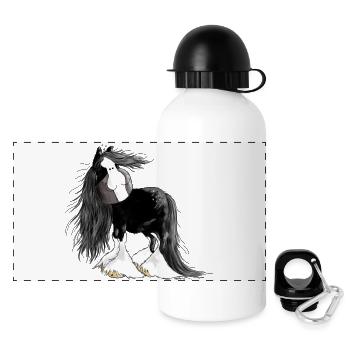 Gentle Giant – Shire Cheval Tee Shirt - Gourde panoramique avec couvercle 500 ml - blanc - Devant