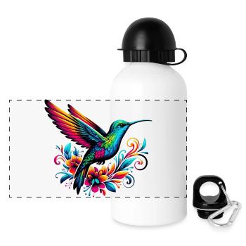 Colibri - Gourde panoramique avec couvercle 500 ml - blanc - Devant