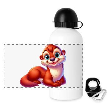 Otter - Panoramic Thermal Bottle with Lid 500 ml - white - Front