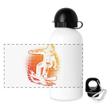 Direct Snowboard Statement - Panoramic Thermal Bottle with Lid 500 ml - white - Front