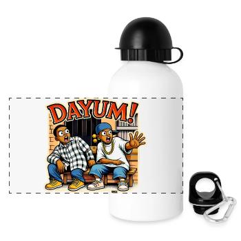 Dayum Urban Duo Thank god it's Friday - Panoramic Thermal Bottle with Lid 500 ml - white - Front