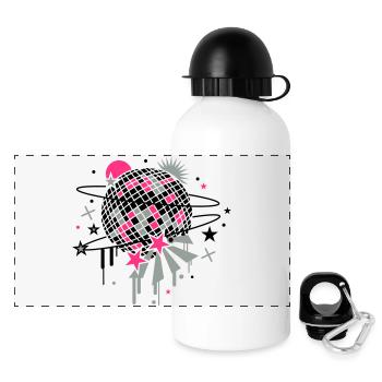 Disco Ball - Panoramic Thermal Bottle with Lid 500 ml - white - Front