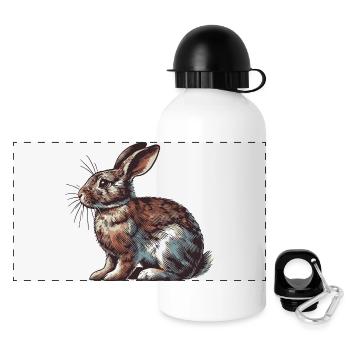 Hare - Panoramic Thermal Bottle with Lid 500 ml - white - Front