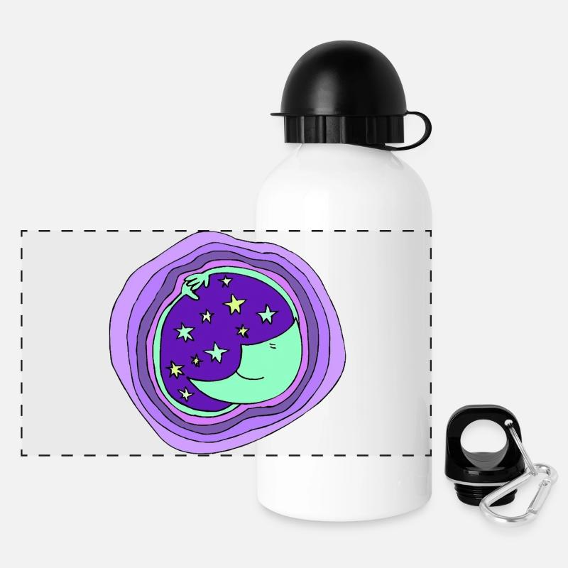 Baby Collection Summer Sun 10 - Panoramic Thermal Bottle with Lid 500 ml - white