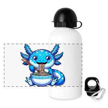 Blue Noodle Dragon Chopsticks - Panoramic Thermal Bottle with Lid 500 ml - white - Front