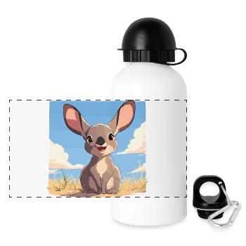 Wallabies Wallaby - Panoramic Thermal Bottle with Lid 500 ml - white - Front